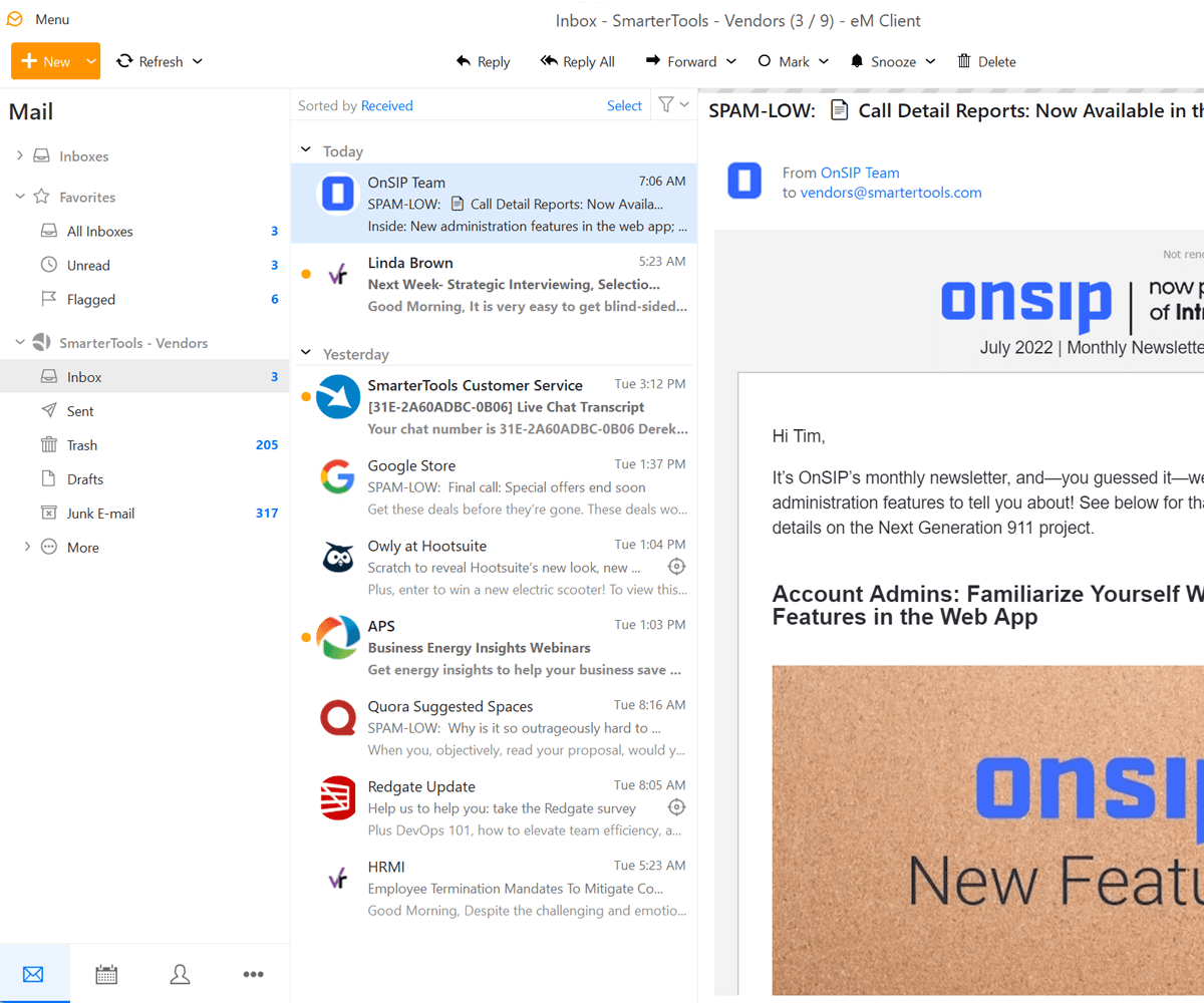Professional Email - Any Email Client on Any OS